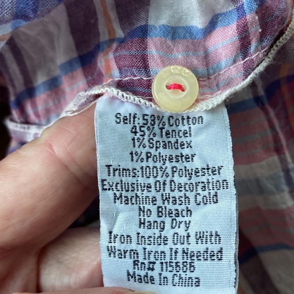 JOHNNY WAS 3J Workshop BRANDY CHIFFON FLOUNCE EMBROIDERED SHIRT W GAUZY HEM $268 - Picture 11 of 14